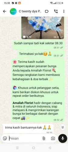 Testimonial Standing Flower loa
