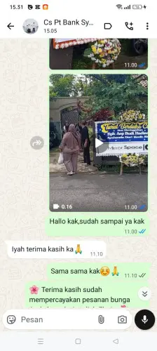 Testimonial Papan Bunga loa